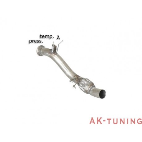 BMW - E92(Coupè) 320D - 320xD (177hk) 09/2006 - 2010 - Rostfritt katalysator ersättningsrör + partikelfilter ersättningsrör g...