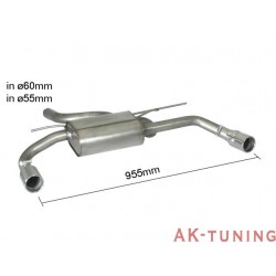 BMW - F32(Coupè) 420D - 420D xDrive (184hk) 2013 - 2015 - Rostfritt bakre ljuddämpare vänster/höger med runda ändrör 80 mm&nbsp; |...