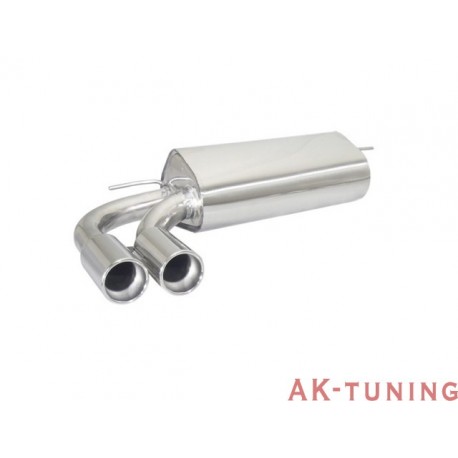 BMW - F32(Coupè) 428i (N20 245hk) 2013 - 2016 - Rostfritt bakre ljuddämpare med runda ändrör 2x80 mm utan integrated spjäll.O...