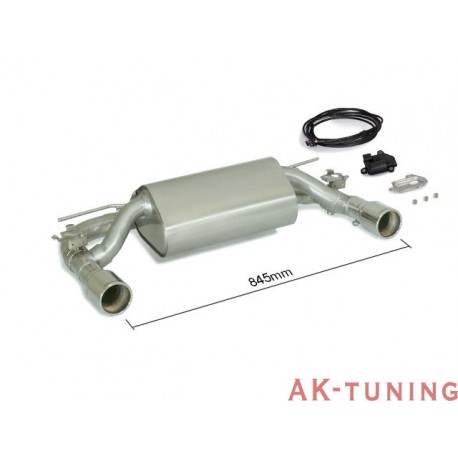 BMW - F32(Coupè) 428i (N20 245hk) 2013 - 2016 - Rostfritt bakre ljuddämpare vänster/höger med runda ändrör 90 mm&nbsp;\r med integ...