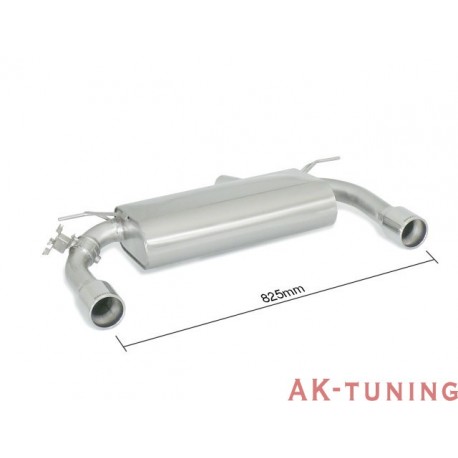 BMW - F32(Coupè) 428i xDrive (N20 245hk) 2013 - 2016 - Rostfritt bakre ljuddämpare vänster/höger med runda ändrör 90 mm&nbsp;\r me...