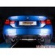 BMW - F32(Coupè) 428i xDrive (N26 245hk) 2013 - 2016 - Rostfritt bakre ljuddämpare vänster/höger med round kolfiber ändrör 90...