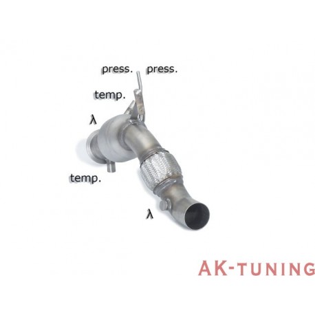 BMW - F32(Coupè) 435D xDrive (313hk) 2013 - - Katalysator group n + rostfritt partikelfilter ersättningsrör group n&nbsp;\r motork...