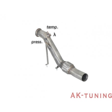 BMW - E60(Berlina) 535D-xD (272hk) 2004 - 2007 - Rostfritt katalysator ersättningsrör group N - motorkod:306D4 (2993cc) Euro4...