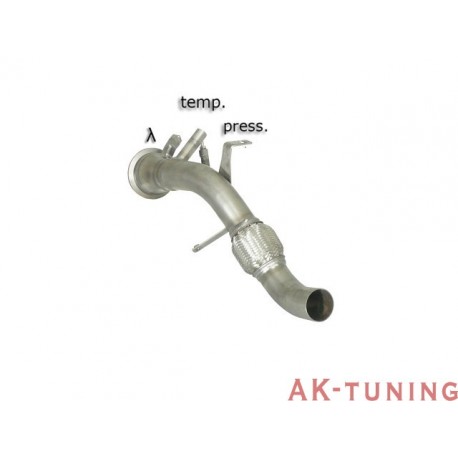 BMW - E61/(Touring) 525d-Xd (197hk) 2007 - 2010 - Rostfritt katalysator ersättningsrör + partikelfilter ersättningsrör group ...