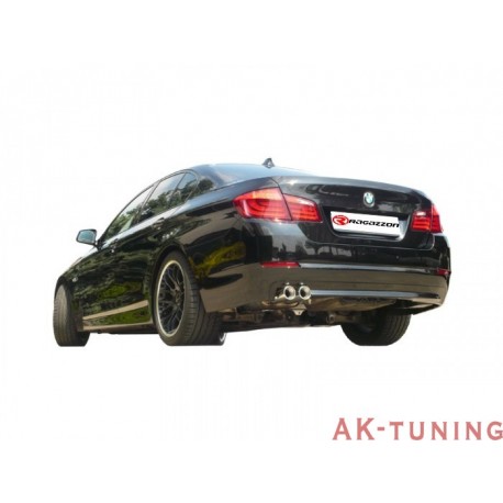 BMW - F10(Sedan) 525d (204hk) 2010 - 2011 - Rostfritt bakre ljuddämpare med runda ändrör 2x80 mm | R-58.0490.26