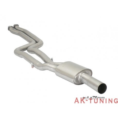 BMW M Coupè - E82 Coupè (340hk) 2011 - 2012 - 2nd rostfritt katalysator ersättningsrör group N + Rostfritt mitten dämpare - t...