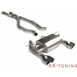 BMW M3 - F80(Sedan) 3.0 (431hk) 2014 - - Rostfritt mitten rör group N + Rostfritt bakre ljuddämpare vänster/höger med round R...