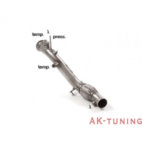 BMW - F25 xDrive 20d (184hk) 11/2010 - 2014 - Rostfritt katalysator ersättningsrör + partikelfilter ersättningsrör group n&nbsp;\r...
