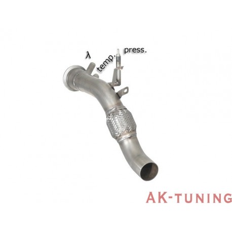 BMW - E70 30dx (245hk) 2010 - 2013 - Rostfritt katalysator ersättningsrör + partikelfilter ersättningsrör group n - motorkod:...