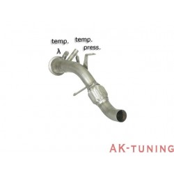 BMW X6 (E71) - 35d xDrive (286hk) 2008 - 2010 - Rostfritt katalysator ersättningsrör + partikelfilter ersättningsrör group n&nbsp;...