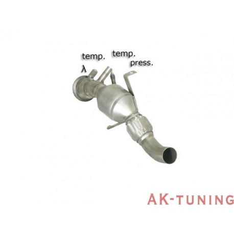 BMW X6 (E71) - 35d xDrive (286hk) 2008 - 2010 - Rostfritt katalysator ersättningsrör + partikelfilter ersättningsrör group n&nbsp;...