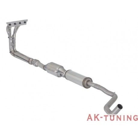 Fiat 500 (typ312) - 1.4 16V (100hk) 07/2007 - 2013 - grenrör 4-1 + katalysator + Rostfritt mitten dämpare - Diameter 50 mm\r ...