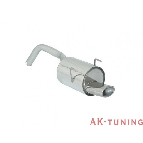 Fiat 500 (typ312) - 1.4 16V (100hk) 07/2007 - 2013 - Rostfritt bakre ljuddämpare med oval ändrör 115x70 mm | R-58.0334.10