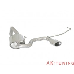 Fiat 500 (typ312) - 1.4 16V (100hk) 07/2007 - 2013 - Rostfritt bakre ljuddämpare med central oval ändrör 115x70 mm - Bakre st...
