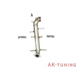 Fiat 500L (typ 330) - 1.6MJT (105hk) 2013 - 2016 - Rostfritt katalysator ersättningsrör + partikelfilter ersättningsrör group...