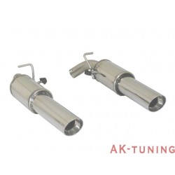 Land Rover Range Rover Sport - 2.7 TdV6 DPF (190hk) 05/2005 - 07/2011 - Rostfritt bakre ljuddämpare vänster/höger med runda s...