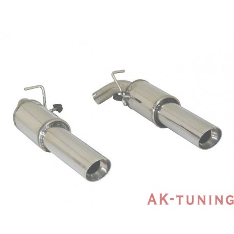 Land Rover Range Rover Sport - 3.6 TdV8 DPF (272hk) 05/2005 - 07/2011 - Rostfritt bakre ljuddämpare vänster/höger med runda s...