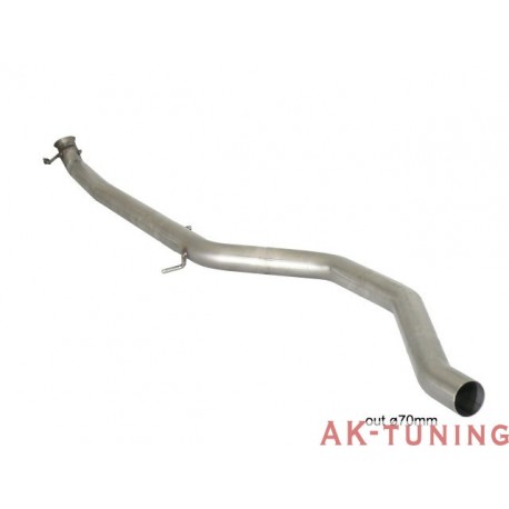 Mercedes A-Class (W176) - A250 (211hk) 2012 - - Rostfritt mittenrör - överdimensionerat avgasrör diameter 70 mm | R-55.0317.00