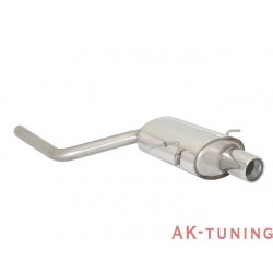 Mini R56 - Cooper 1.6 (120hk) 11/2006 - - Rostfritt bakre ljuddämpare med runda ändrör 90 mm&nbsp;&nbsp; | R-58.0394.05