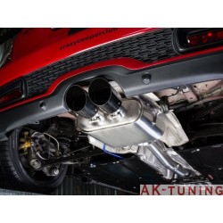 Mini R59 Roadster - Cooper S 1.6 (184hk) 2012 - - Rostfritt bakre ljuddämpare med runda kolfiber ändrör ändrör 2x90 mm&nbsp;\r Med...