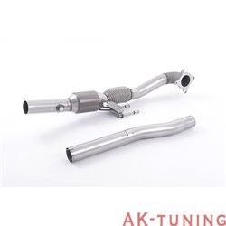 Audi A3 2.0T FSI quattro 3-dörrars Downpipe med HJS sport katalysator - med HJS HQ 200 cell sport katalysator. Endast ihop me...