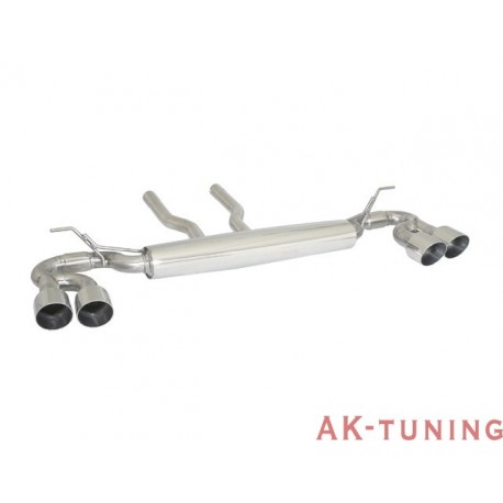 Porsche Cayenne(955) - Turbo 4.5 (450hk) 01/2003 - 01/2007 - Rostfritt bakre ljuddämpare vänster/höger med runda sport line ä...