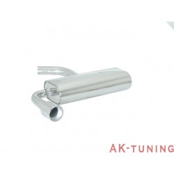 Volkswagen Golf Mk5 - 1.9TDi DPF (90hk/105hk) - 2.0TDi DPF (140hk) 12/2004 - 10/2008 - Rostfritt bakre ljuddämpare med runda ...