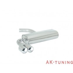 Volkswagen Golf Mk5 - 1.9TDi DPF (90hk/105hk) - 2.0TDi DPF (140hk) 12/2004 - 10/2008 - Rostfritt bakre ljuddämpare med runda ...