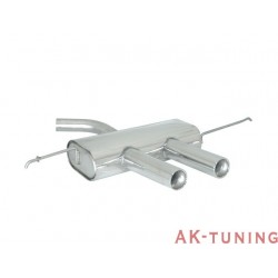 Volkswagen Golf Mk5 - 1.9TDi DPF (90hk/105hk) - 2.0TDi DPF (140hk) 12/2004 - 10/2008 - Rostfritt bakre ljuddämpare med centra...