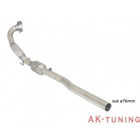 Volkswagen Golf Mk6 - 2.0 GTI TSI (211hk) ø76mm 2009 - - katalysator 200cell - överdimensionerat avgasrör diameter 76 mm\r kr...