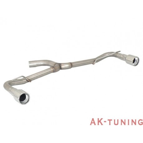 Volkswagen Golf Mk6 - 2.0 GTI TSI (211hk) 2009 - - Rostfritt bakre rör group N vänster/höger med runda ändrör 90 mm | R-50.02...