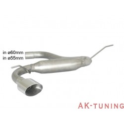 Volkswagen Golf Mk7 - 2.0TDi GTD (184hk) 2012 - - Rostfritt bakre ljuddämpare med oval Sport Line ändrör 135x90 mm | R-50.043...