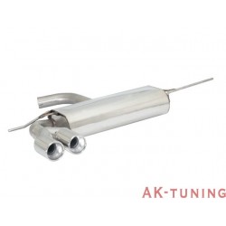 Volkswagen Scirocco - 2.0TDi DPF (170hk) 2008 - 2012 - Rostfritt bakre ljuddämpare med runda ändrör 2x80 mm | R-50.0420.26