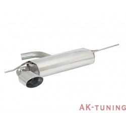 Volkswagen Scirocco - 2.0TDi DPF (170hk) 2008 - 2012 - Rostfritt bakre ljuddämpare med oval Sport Line ändrör 135x90 mm | R-5...