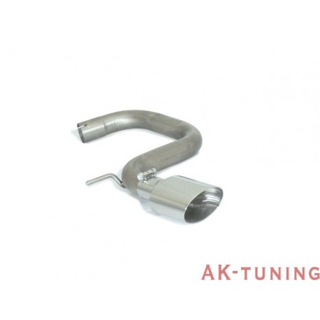 Volkswagen Scirocco - 2.0TDi DPF (170hk) 2008 - 2012 - Rostfritt bakre rör group N med oval ändrör 135x90 mm | R-50.0510.12