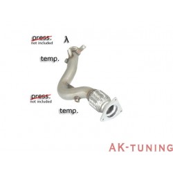 Volkswagen Touareg (7L) - 2.5TDi R5 DPF (175hk) 2007 - 05/2010 - Rostfritt partikelfilter ersättningsrör group n\r kräver ECU...