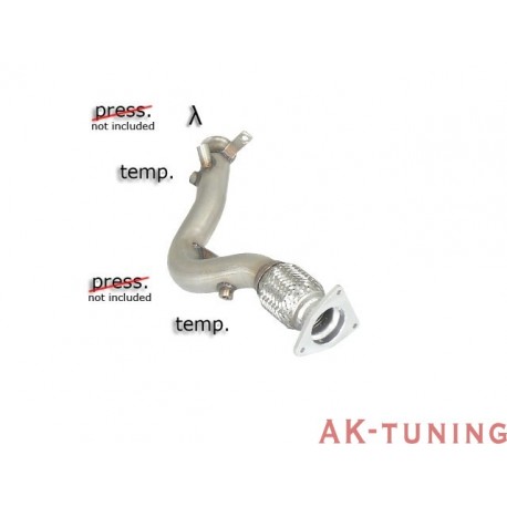Volkswagen Touareg (7L) - 2.5TDi R5 DPF (175hk) 2007 - 05/2010 - Rostfritt partikelfilter ersättningsrör group n\r kräver ECU...