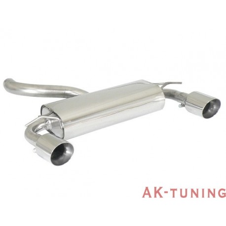 Volvo C30 - 2.5 T5 10/2006 - 2013 - Rostfritt bakre ljuddämpare vänster/höger med runda sport line ändrör 102 mm | R-50.0346.61