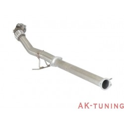Volvo C30 - 2.5 T5 10/2006 - 2013 - Downpipe inox + Rostfritt katalysator ersättningsrör group N - överdimensionerat avgasrör...