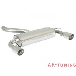 Volvo C30 - 2.5 T5 10/2006 - 2013 - Rostfritt bakre ljuddämpare vänster/höger med runda sport line ändrör 90 mm | R-50.0346.60