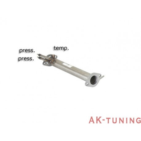 Volvo V50 - 2.0D FAP (136hk) 2006 - 2010 - Rostfritt partikelfilter ersättningsrör group n - motorkod:QXBA (1997cc) Euro4\r k...