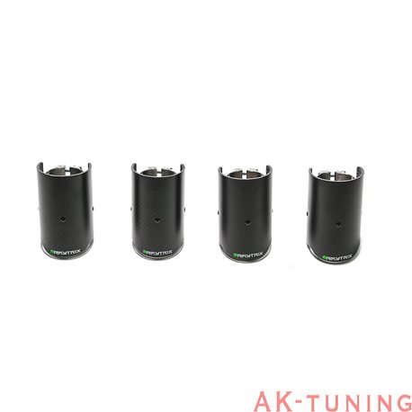 Audi S5 B8 3.0 TFSI Cabriolet (2009-2015) - Quad kolfiber ändrör (4x89mm) | QC11