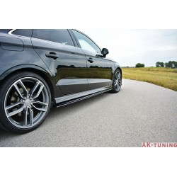 Sidokjol splitter - Audi S3 8V Facelift | AK-AU-S3-3F-S-SD1