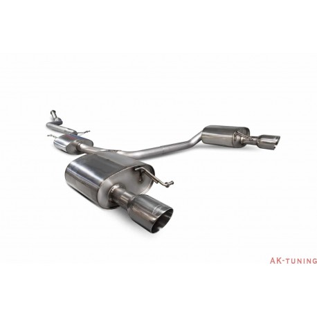 Audi A5 B8 2.0 TFSI - Cat-back (resonated) - Daytona (twin) ändrör - Scorpion | SAU072