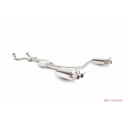 Audi RS4 B8 4.2 FSI Quattro Avant/RS5 4.2 V8 Coupe - Cat-back (resonated) inkl aktiva avgasspjäll - OEM - Scorpion | SAU048SYS
