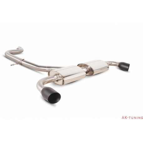 Audi TT Mk2 2.0 TFSi - Cat-back system - Daytona Svarta keramiska ändrör - Scorpion | SAUS032C