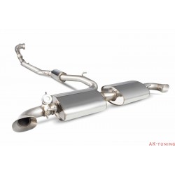 Audi TT RS Mk2 - Titanium Turbo-back system utan katalsyator - OEM - Scorpion | SAUS028-TI