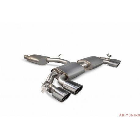 Audi TT S Mk3 - Reasonated cat-back (with valves) - EVO ändrör - Scorpion | SAU055