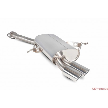 BMW E90, E91, E92 325/328/330 - Bakreljuddämpare endast - Monaco ändrör - Scorpion | SBM064M